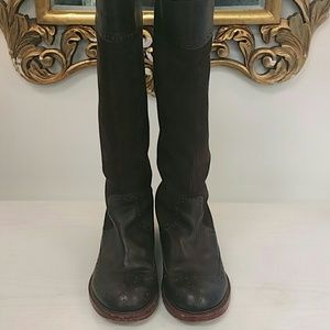 Marc Jacobs brown suede boots
